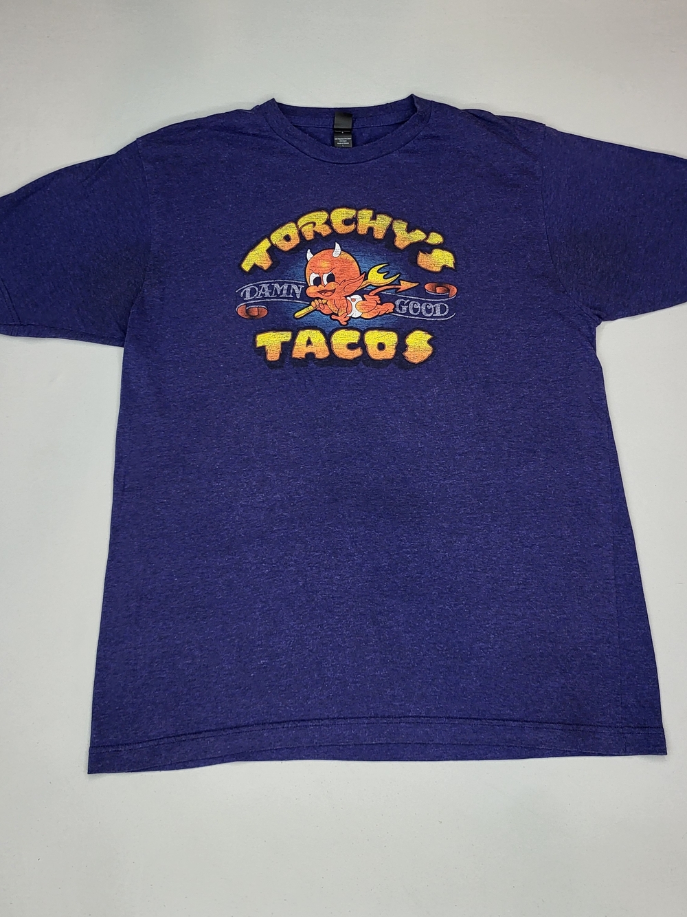 Gildan Purple Torchy's Tacos Graphic Tee